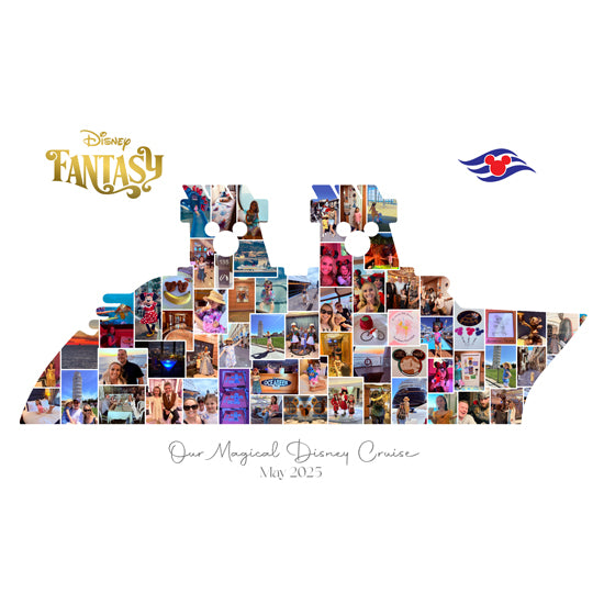 Disney cruise ship collage