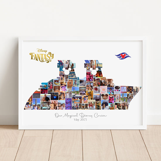 Disney cruise ship collage