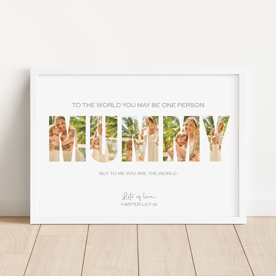 Mummy photo collage