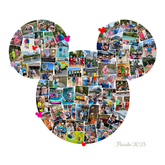 Mickey head Florida collage